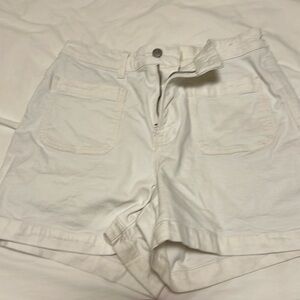 Madewell high waisted sailor jean short